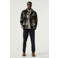 Garcia regular fit geruit overshirt - bruin