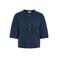 JDY gebreid vest met wol - donkerblauw