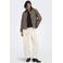 JDY geruite jacket met wol - bruin