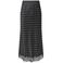 JDY midi rok met stippen - zwart
