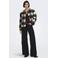 JDY geruite jacket - zwart