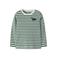 NAME IT MINI aansluitende gestreepte longsleeve - groen
