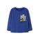 NAME IT MINI longsleeve met print - blauw