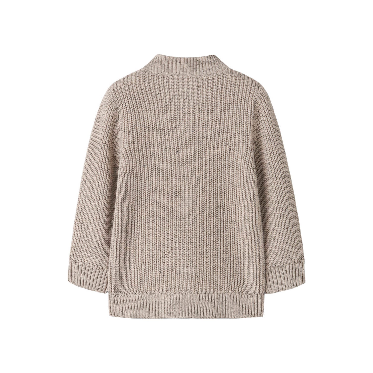 NAME IT MINI rechtvallend gebreid vest beige