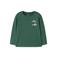 NAME IT MINI rechtvallende longsleeve met print - groen