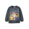NAME IT MINI sweater met print - grijsblauw