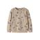 NAME IT MINI rechtvallende sweater met print - beige