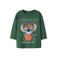 NAME IT MINI Lilo & Stitch longsleeve met print - groen