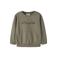 NAME IT MINI rechtvallende sweater met print - groen