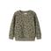 NAME IT MINI rechtvallende sweater met print - kaki