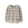 NAME IT MINI katoenen gebreide trui met print - beige