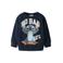 NAME IT MINI Lilo & Stitch sweater met print - donkerblauw