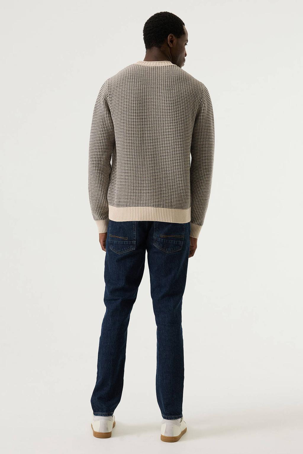 Garcia regular fit gebreide trui - beige