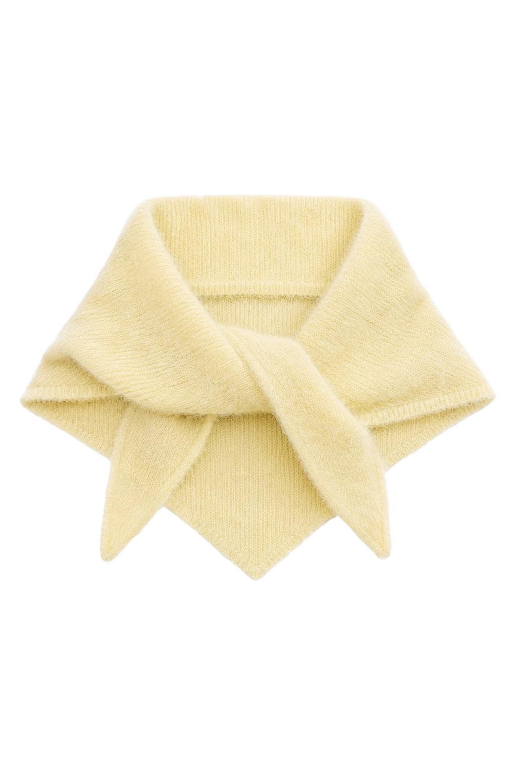 FRNCH triangle scarf Hiji lichtgeel