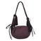 FRNCH geruite crossbody tas Takase bordeauxrood/blauw