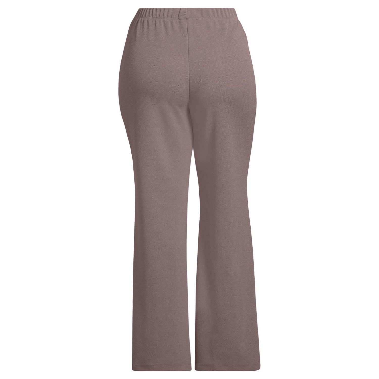 GREAT LOOKS wide leg broek met pintuck-detail grijs