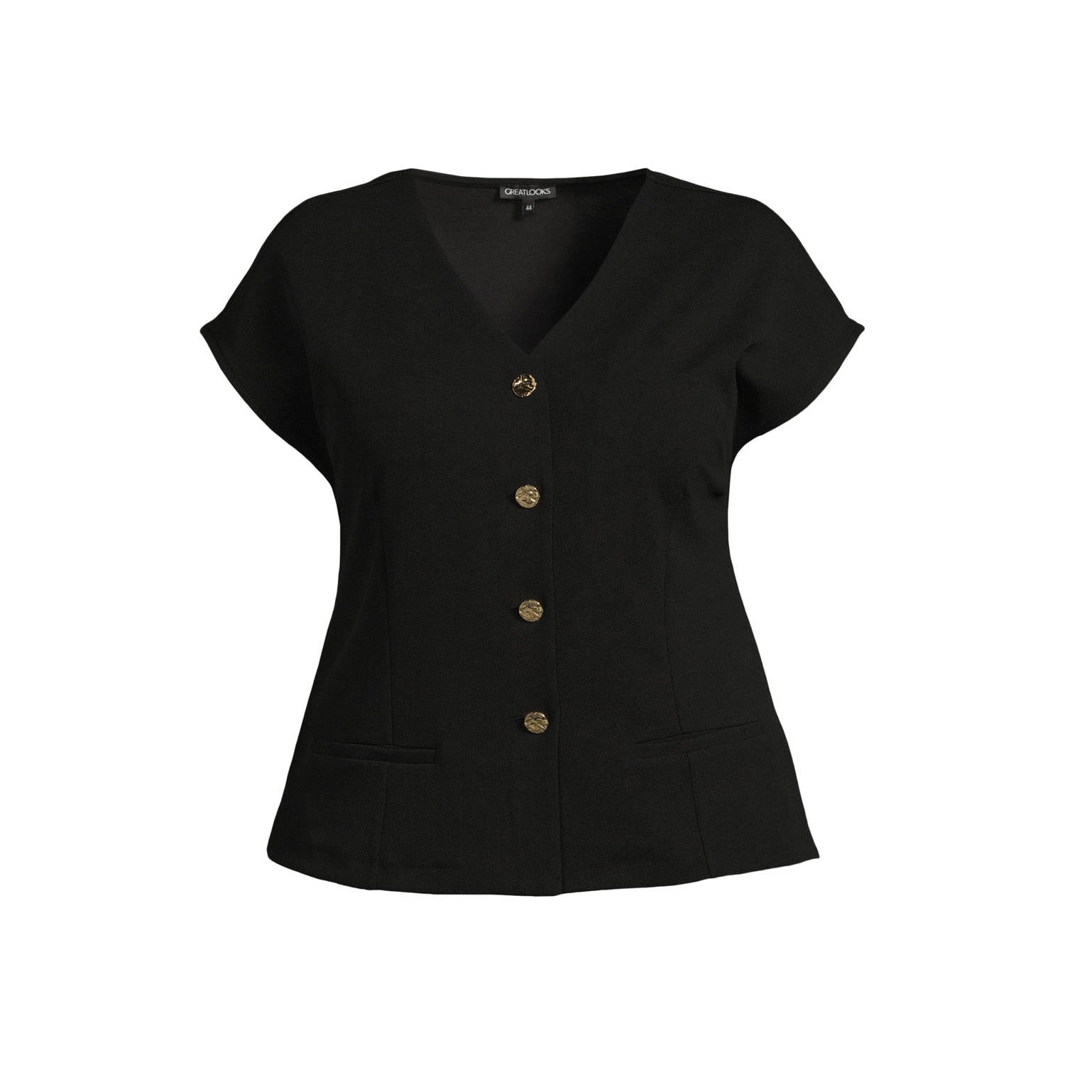 GREAT LOOKS gilet zwart