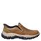 Skechers Hands Free Slip-Ins Santoro Archaic leren instappers met profielzool - taupe