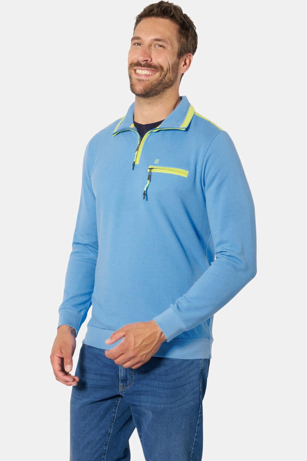 Babista trui Plus Size - blauw