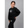 Papillon sportsweater met print - zwart