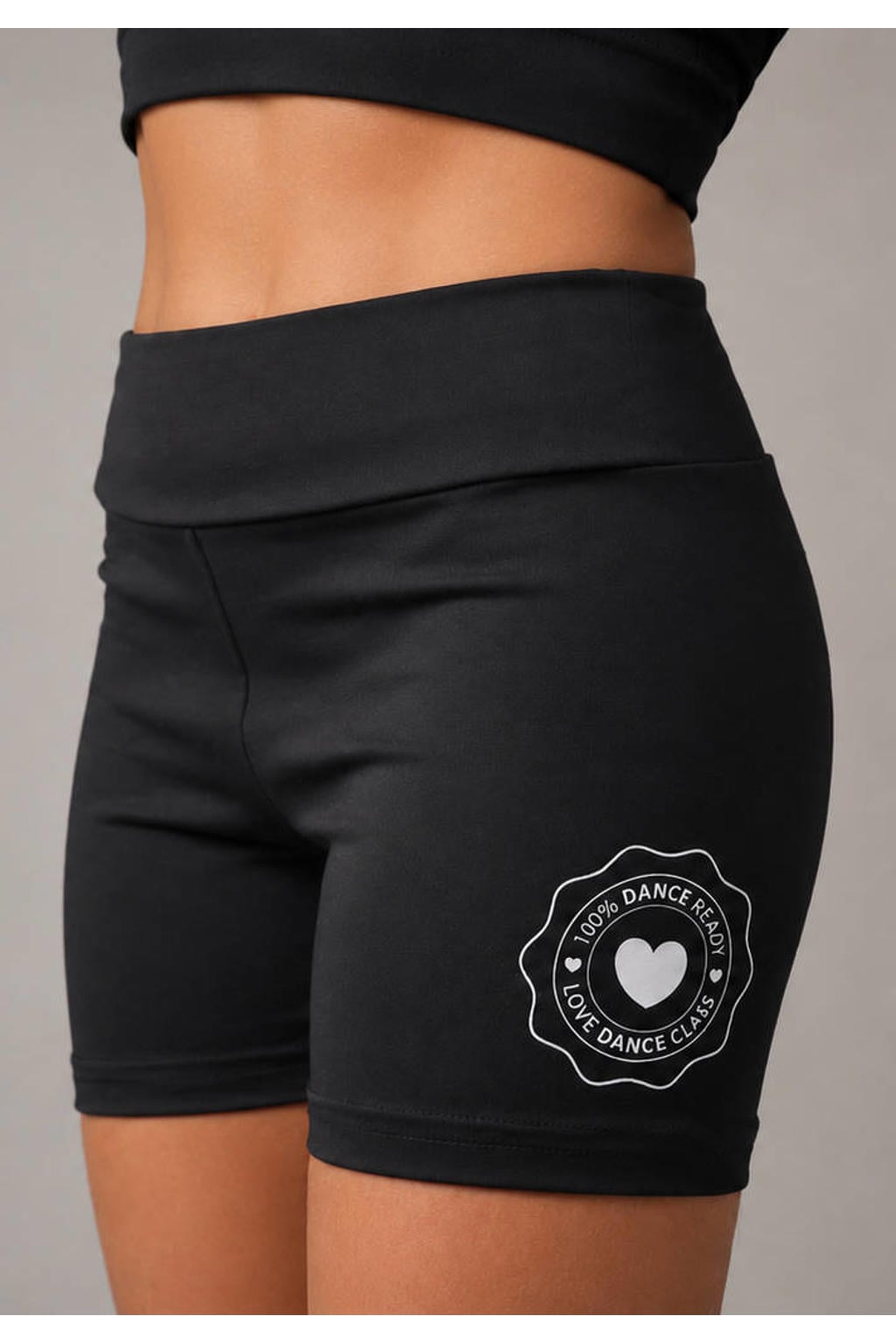 Zwarte meisjes Papillon Hot Pant van katoen met slim fit, elastische tailleband en printopdruk