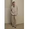 MSCH Copenhagen oversized blazer met wol - beige
