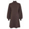 MSCH Copenhagen midi jurk met col - bruin