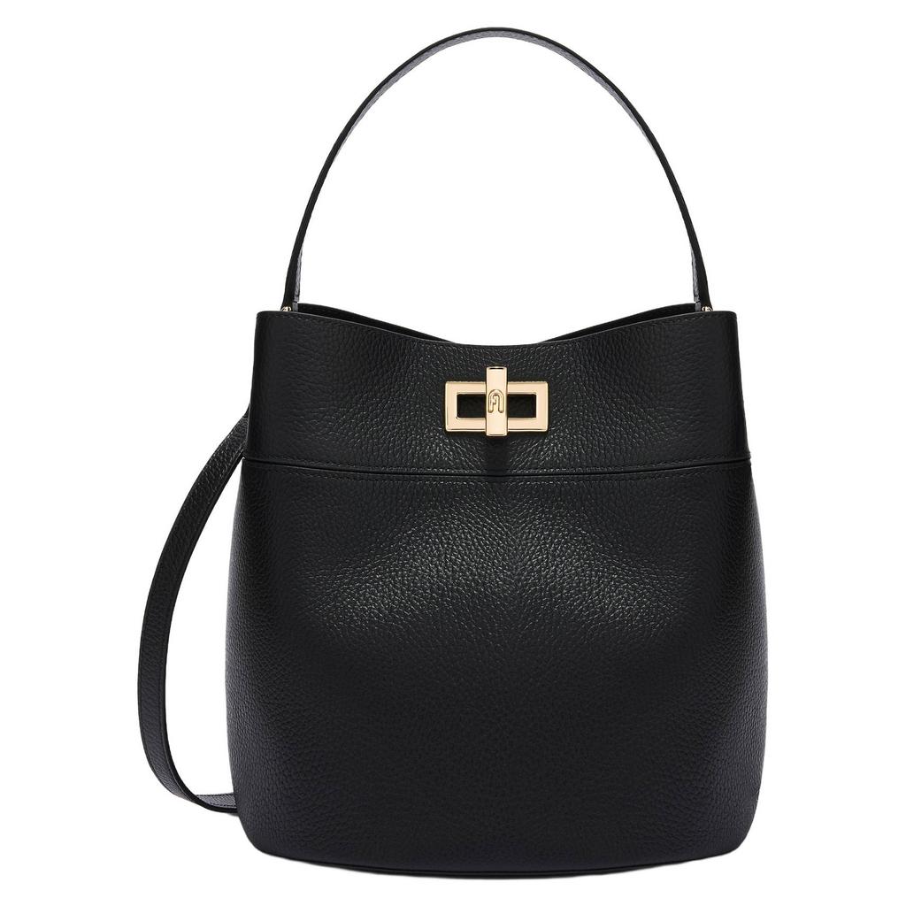 Furla leren crossbody tas Amelia M zwart