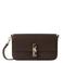Furla leren crossbody tas Iride S donkerbruin