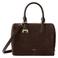 Furla suède handtas Olivia M donkerbruin