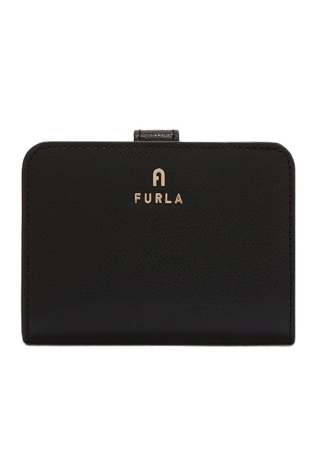 Furla leren portemonnee Camelia S zwart