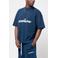 Equalité boxy T-shirt met backprint - donkerblauw