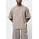 Equalité oversized T-shirt met backprint - taupe