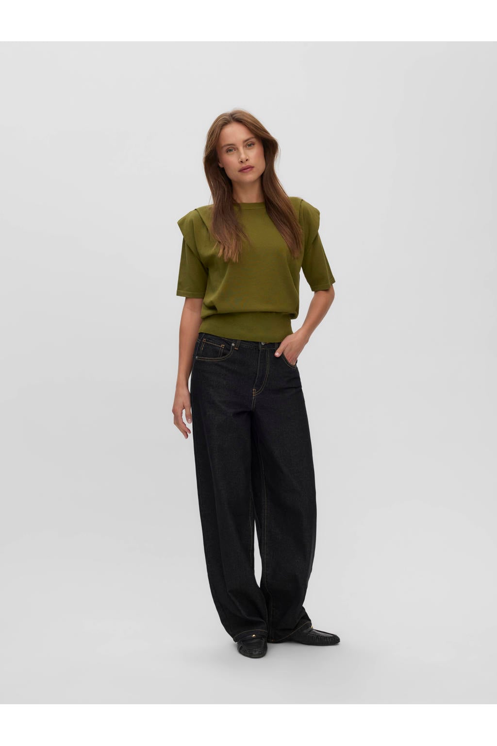 VERO MODA gebreide top - groen