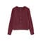 VERO MODA rechtvallend gebreid vest - donkerrood