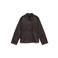 VERO MODA suèdelook jas met franjes - donkerbruin