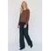 VERO MODA rechtvallend gebreid vest - bruin