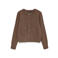 VERO MODA rechtvallend gebreide vest - bruin