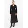 s.Oliver BLACK LABEL semi-transparante midi plissé rok met panterprint - donkerbruin