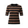 s.Oliver BLACK LABEL gebreide gestreepte trui - beige