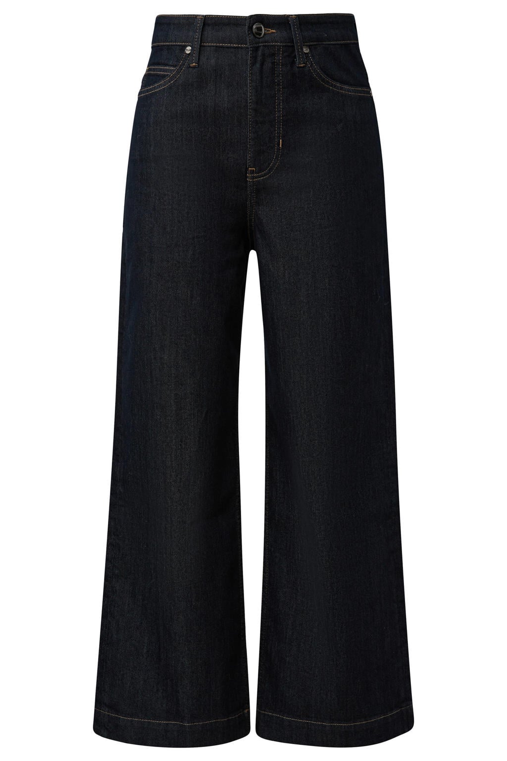 s.Oliver BLACK LABEL wide leg jeans - donkerblauw