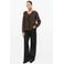 s.Oliver BLACK LABEL blousetop - donkerbruin
