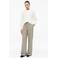s.Oliver BLACK LABEL wide leg pantalon met print - taupe