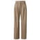 s.Oliver BLACK LABEL suèdelook straight leg casual broek met plooien - lichtbruin