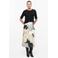 s.Oliver BLACK LABEL midi rok met print - grijs