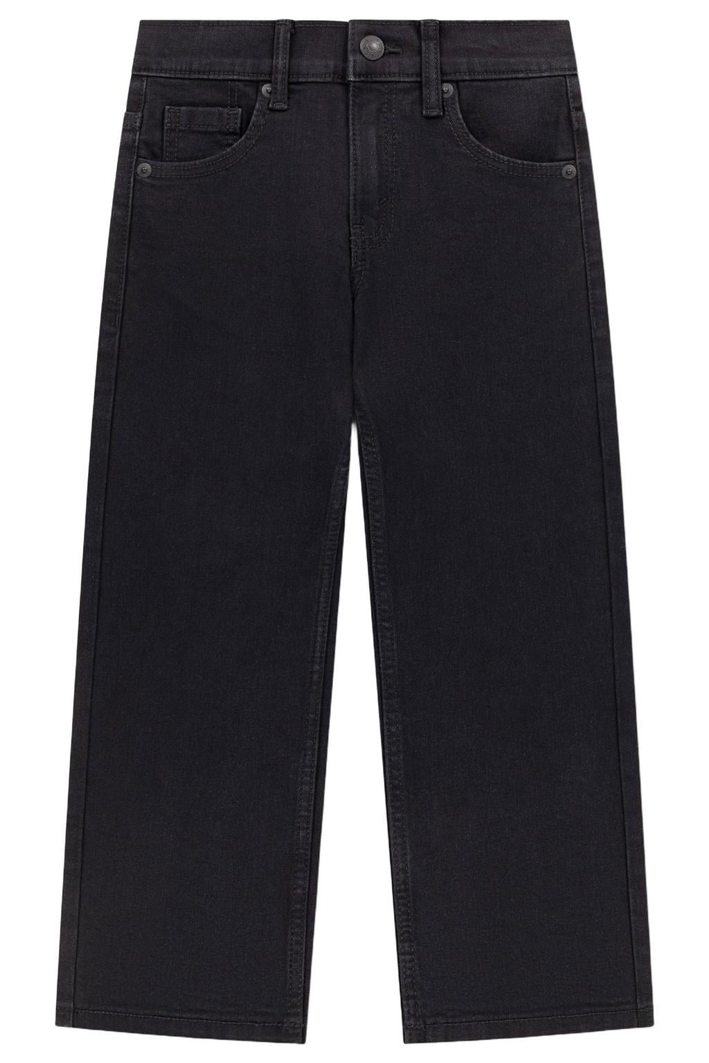 Levi's Kids straight leg jeans - zwart
