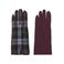 VERO MODA geruite handschoenen VMMINDY donkerblauw