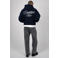 Prohibited oversized hoodie met backprint - donkerblauw