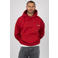 Prohibited oversized hoodie met backprint - rood