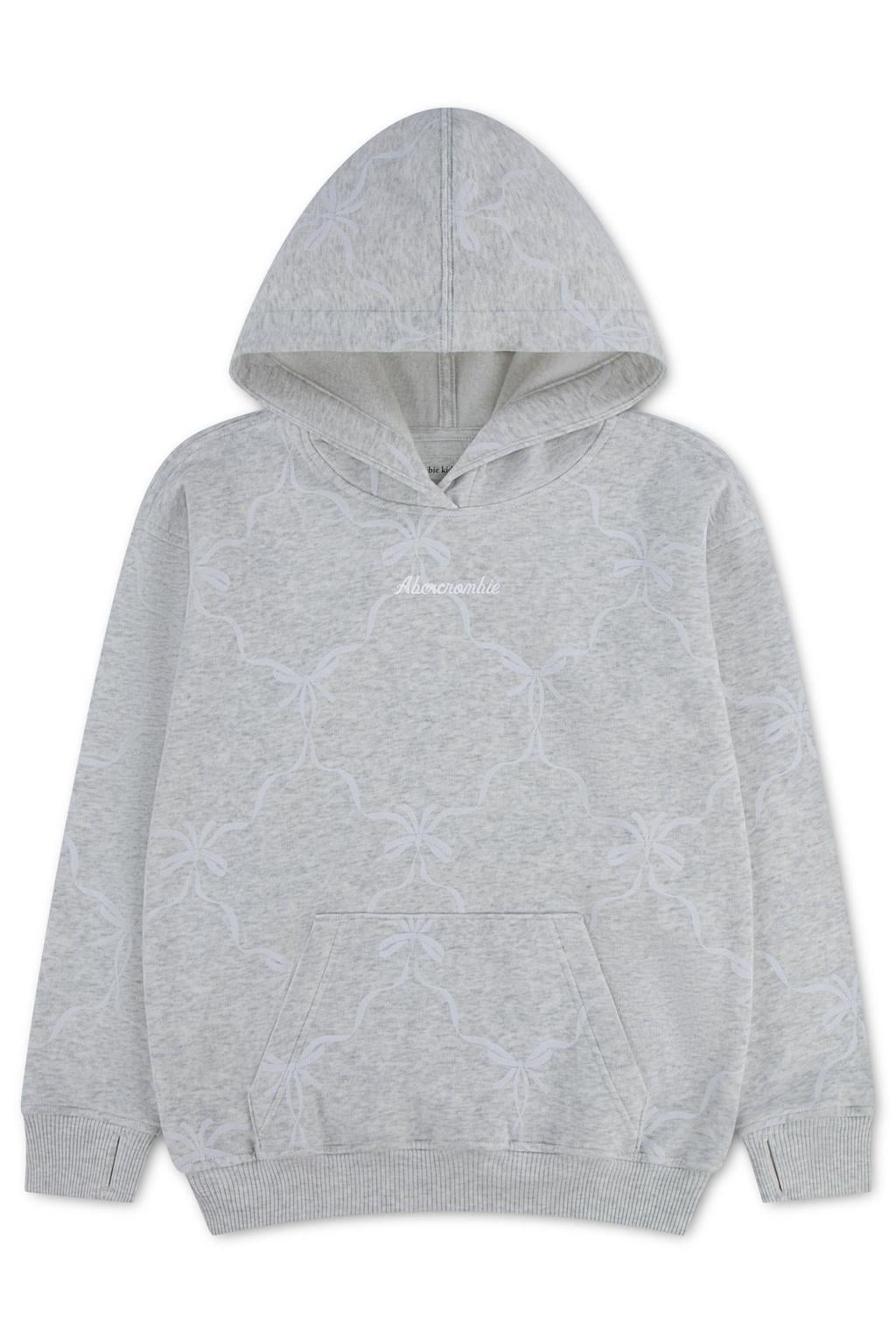 Abercrombie & Fitch hoodie met print - grijs